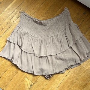 Isabelle's Cabinet Beige Mini Skort